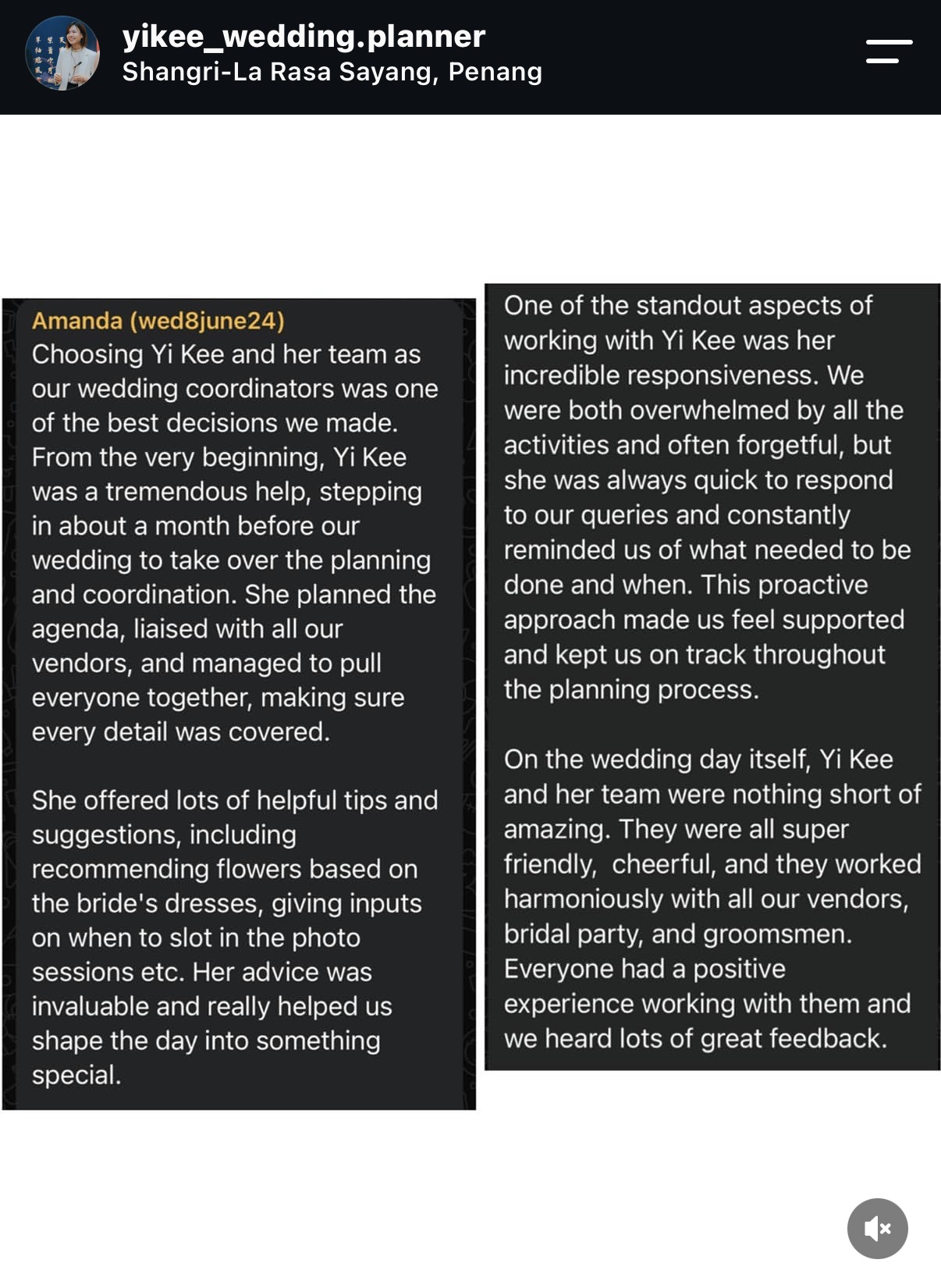 Customer review