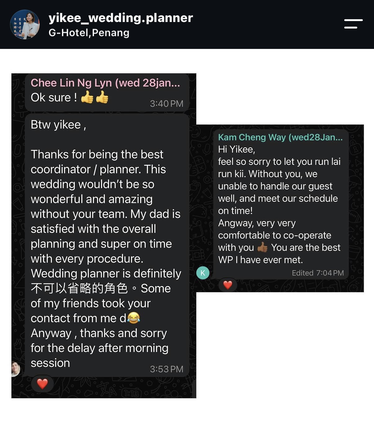 Customer review