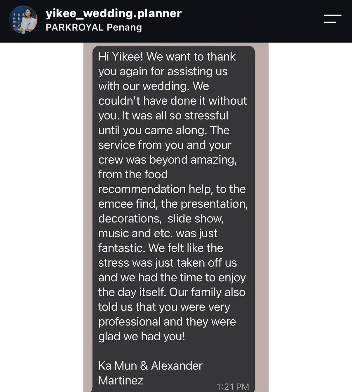 Customer review