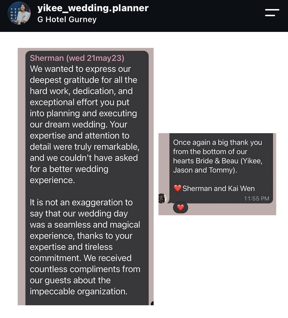 Customer review