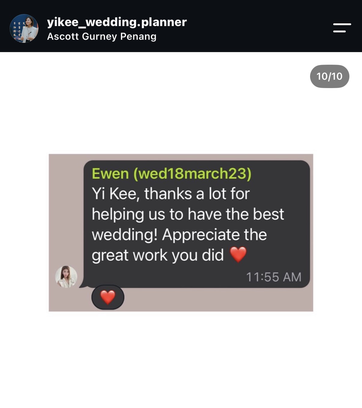 Customer review