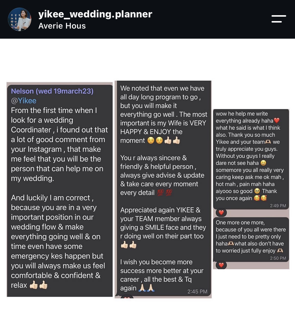 Customer review