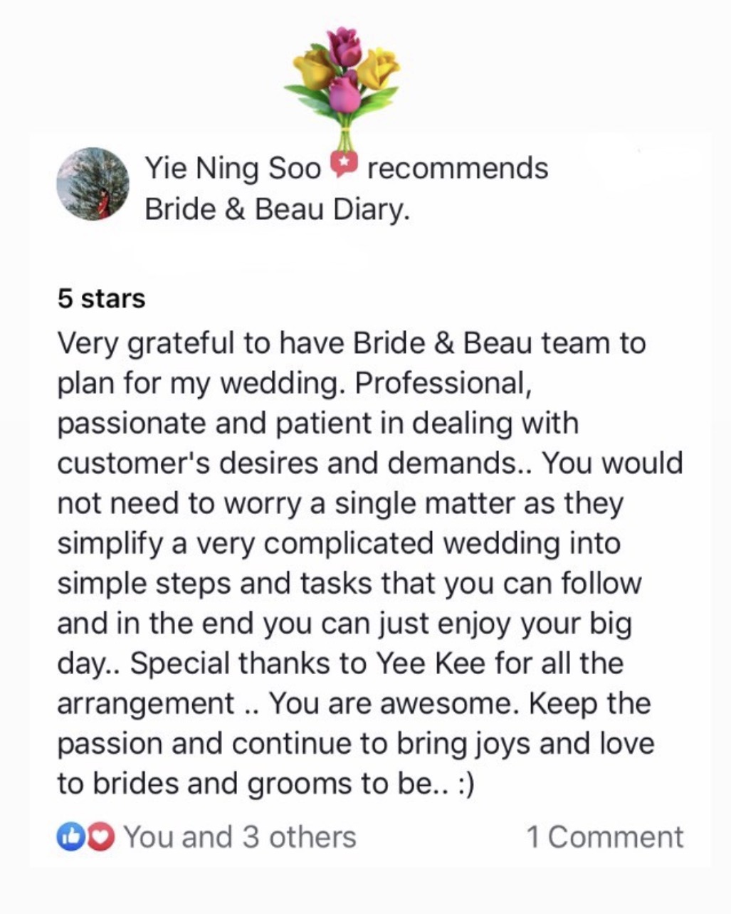 Customer review