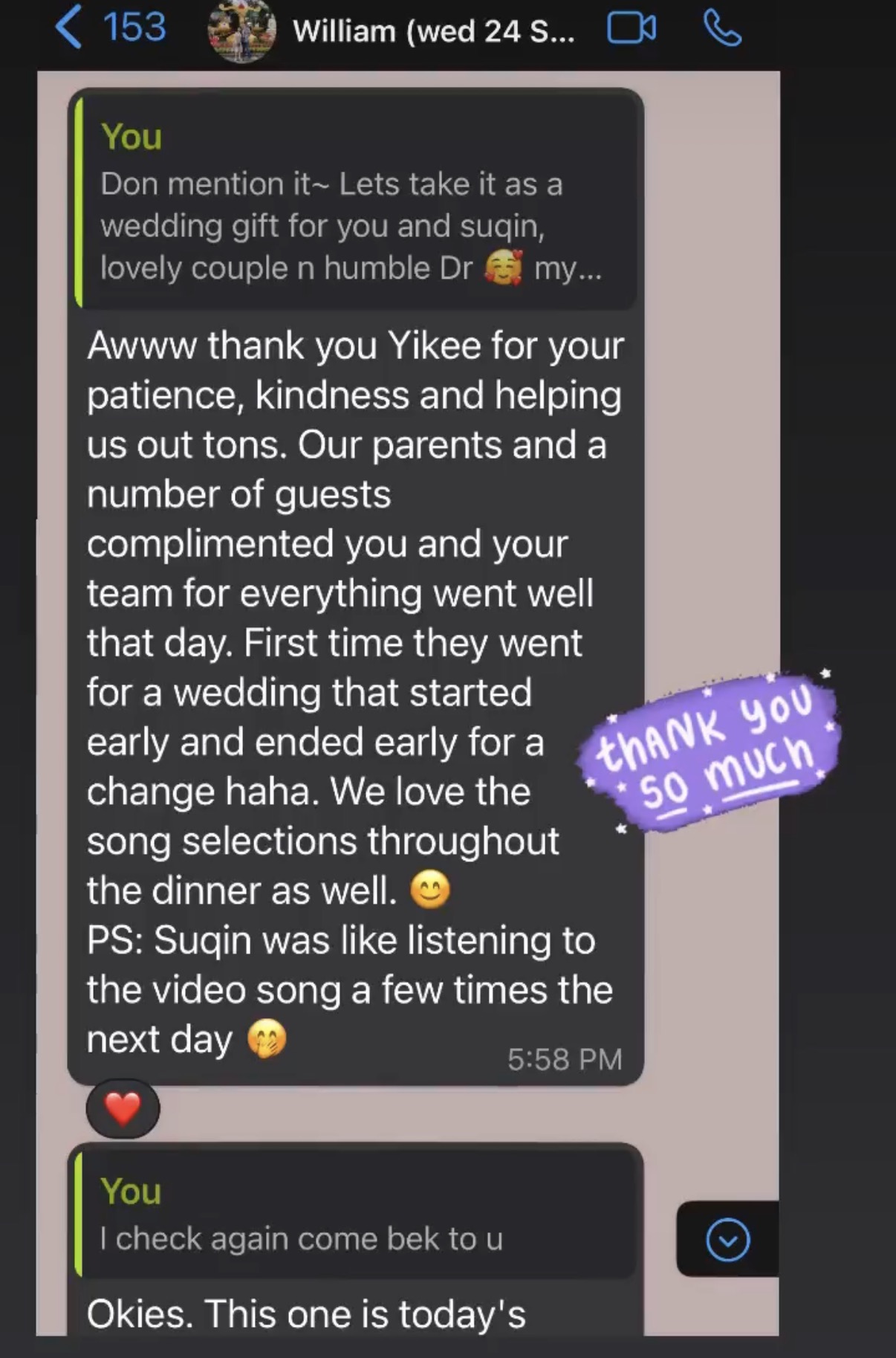 Customer review