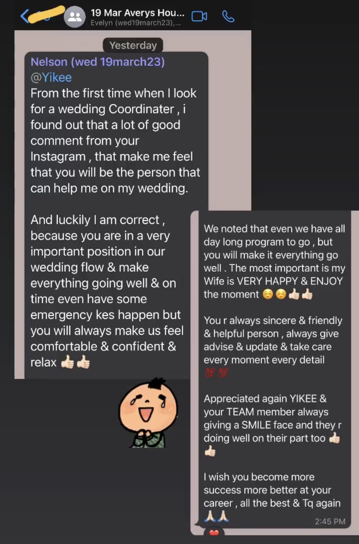Customer review
