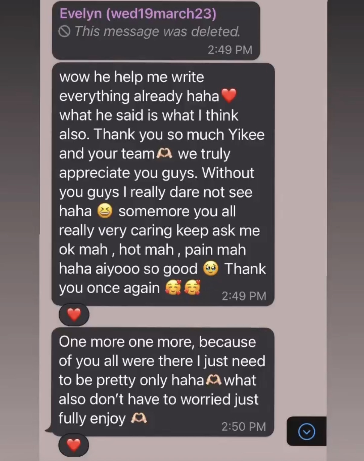 Customer review