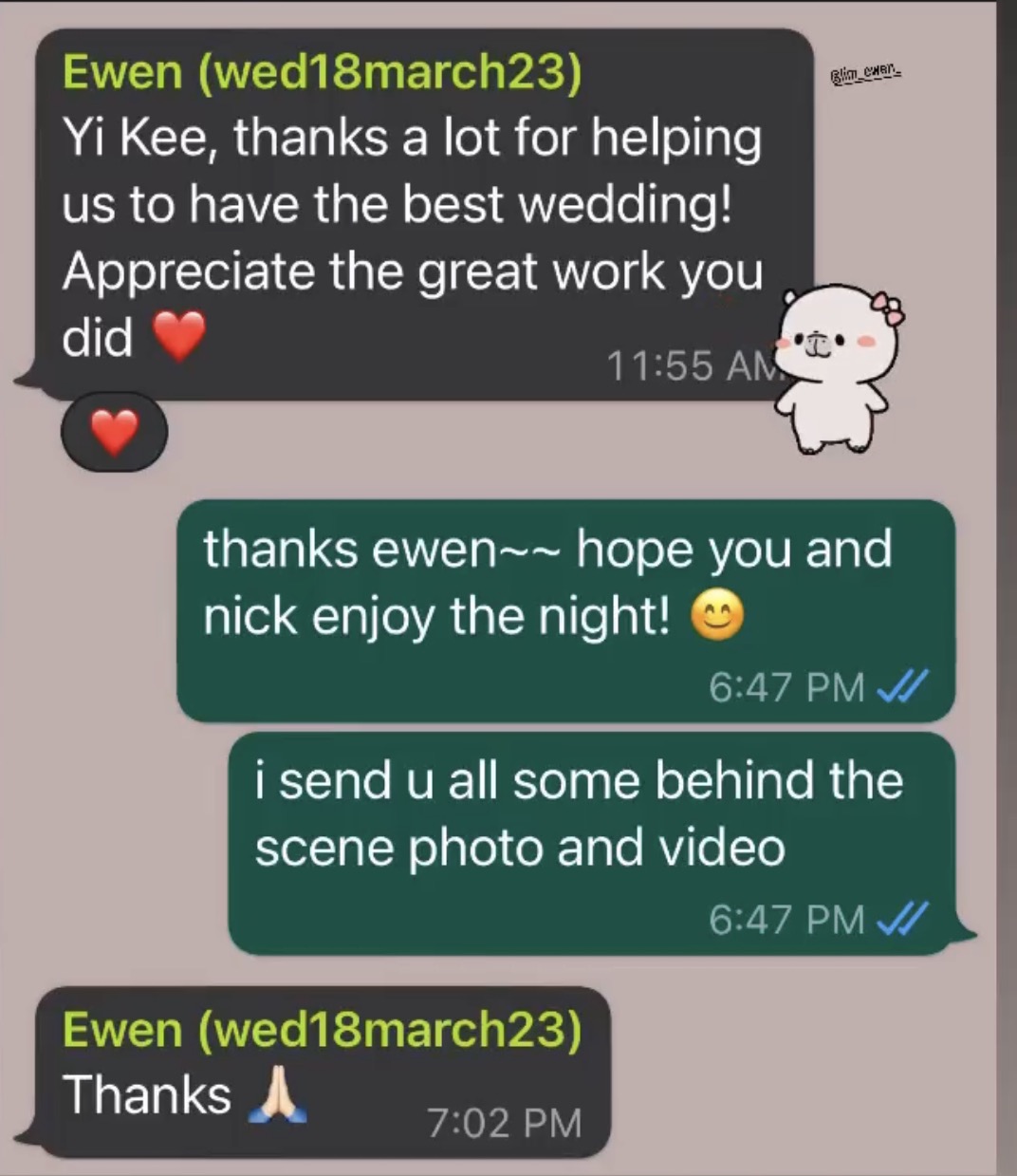Customer review