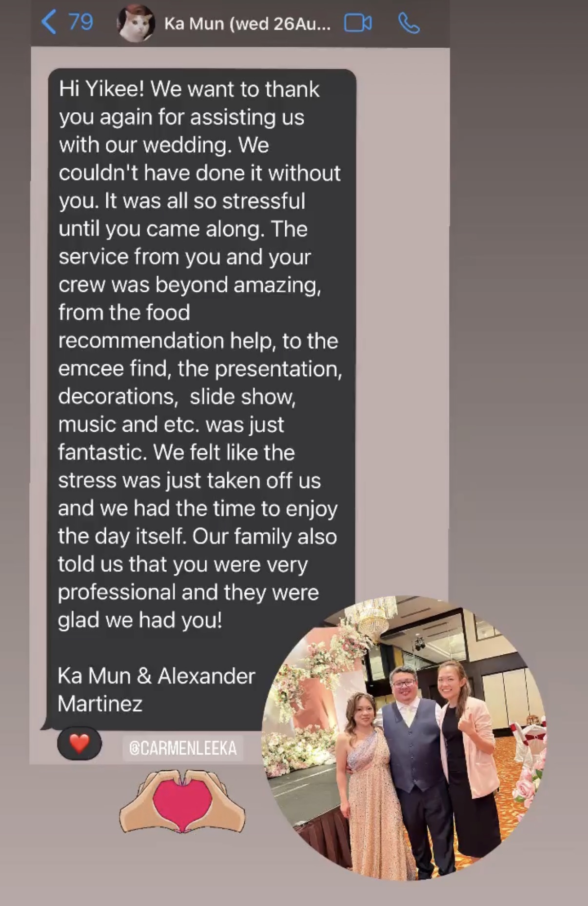 Customer review