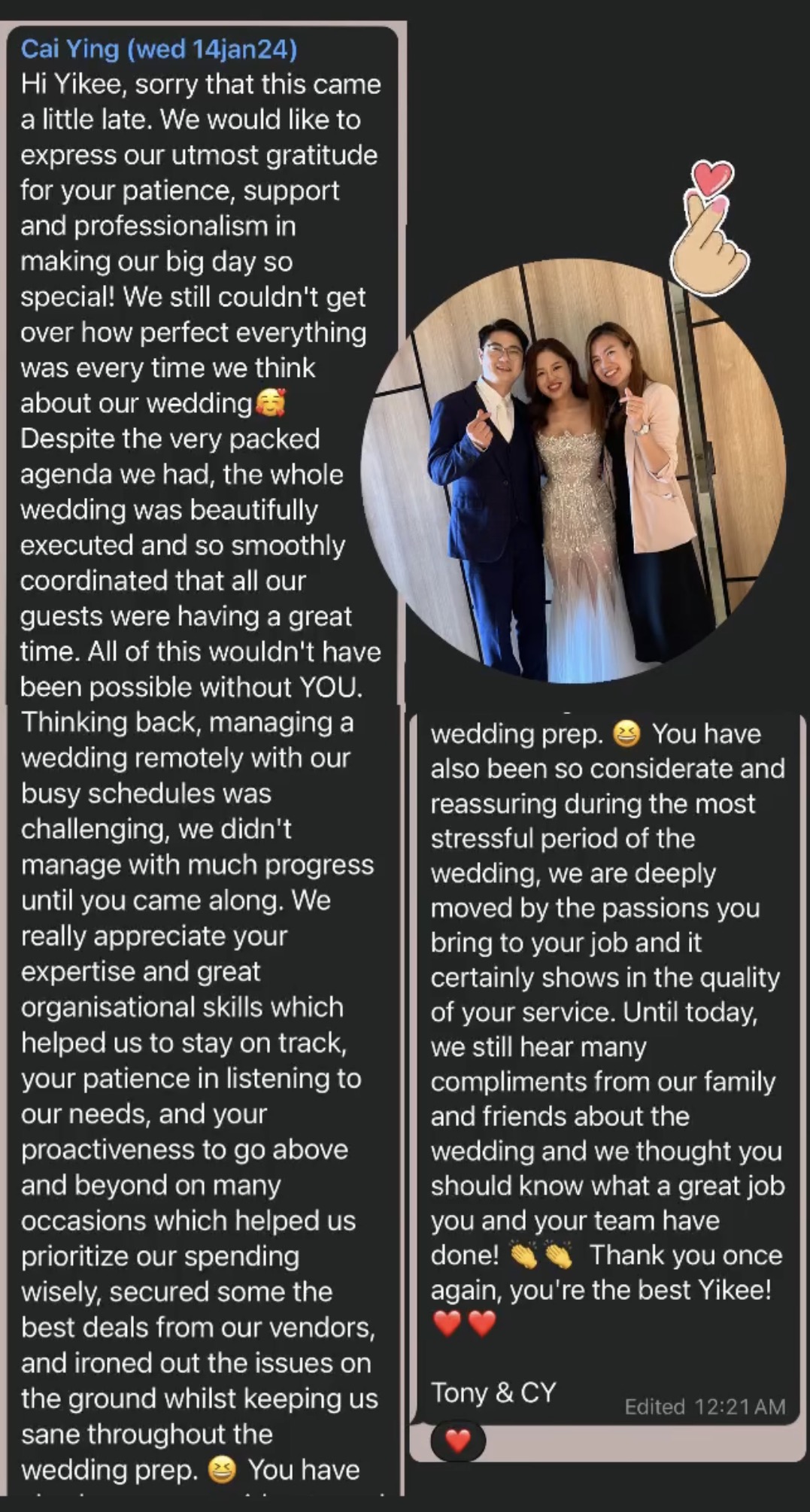Customer review