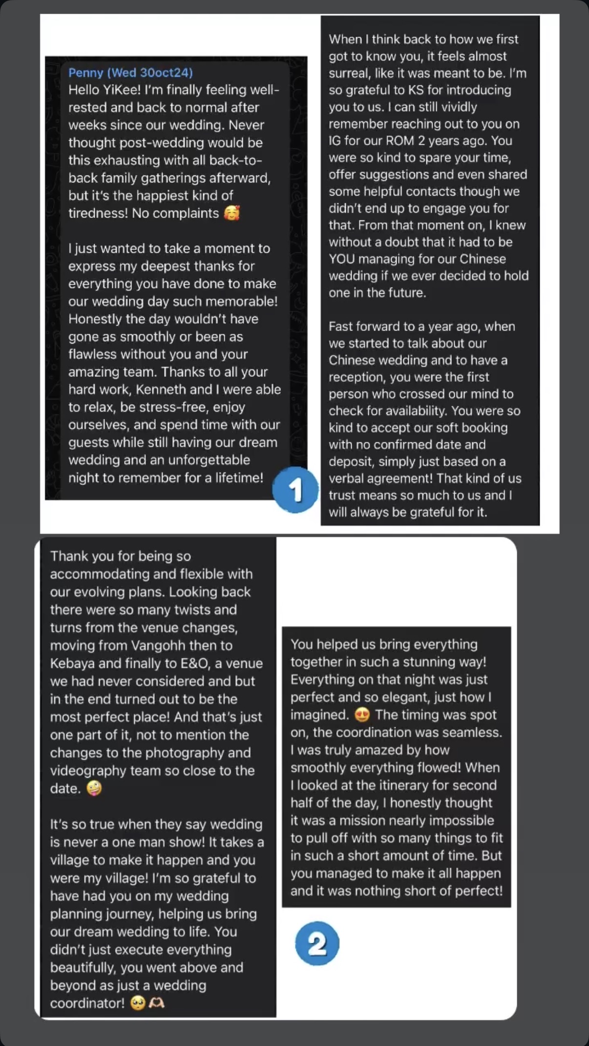 Customer review
